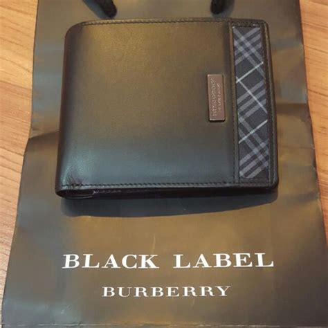 burberry black label wallet